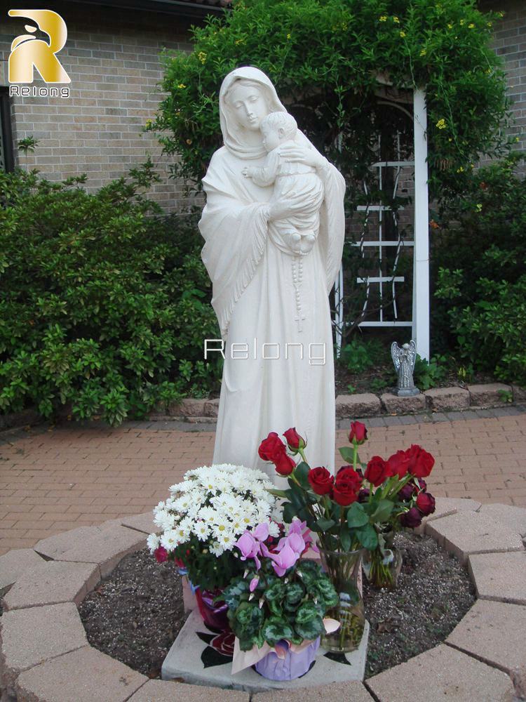 beautiful mary statue for outdoor garden decor