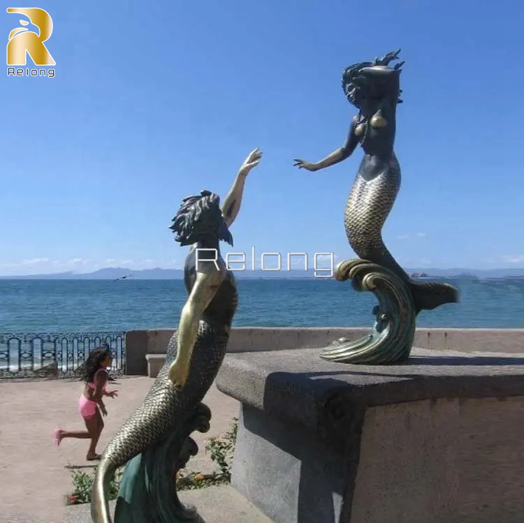 bronze mermaid for sale-1