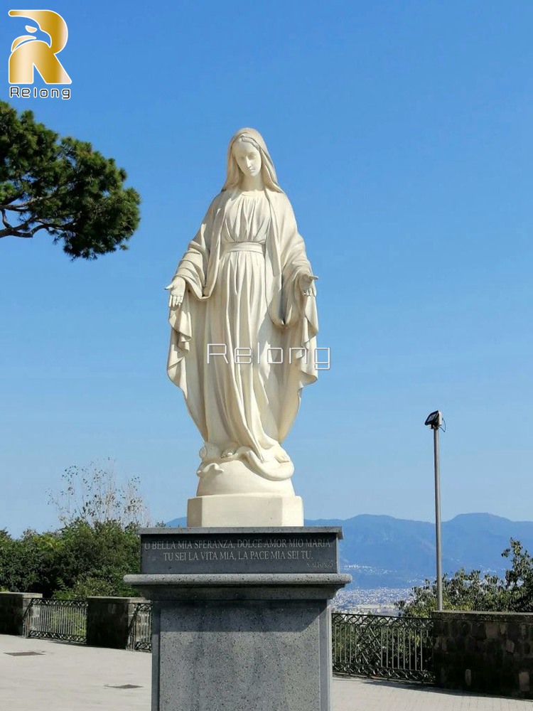 custom-made marble catholic statue