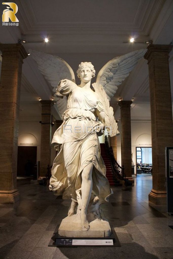 guardian marble angel sculpture-Relong Art Sculpture