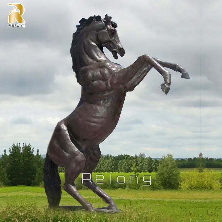 high-quality bronze horse statue-Relong Art Sculpture-1_