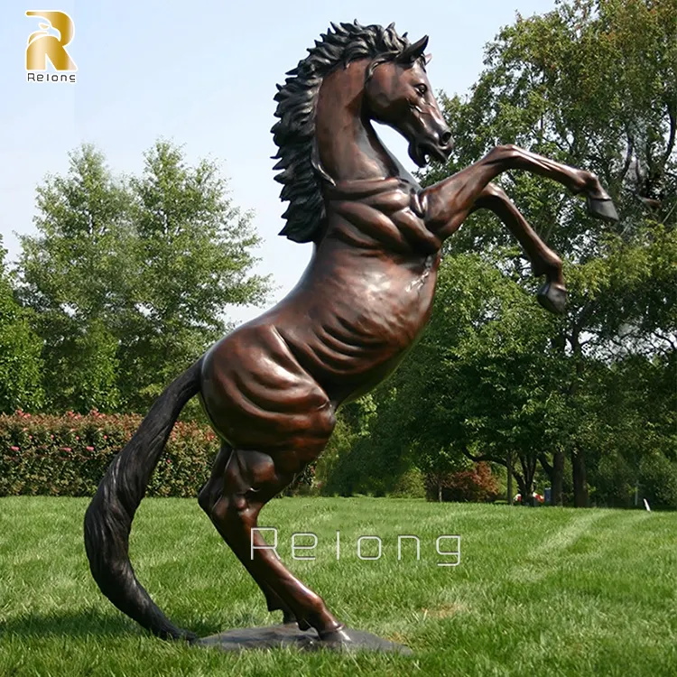 high-quality bronze horse statue-Relong Art Sculpture-2