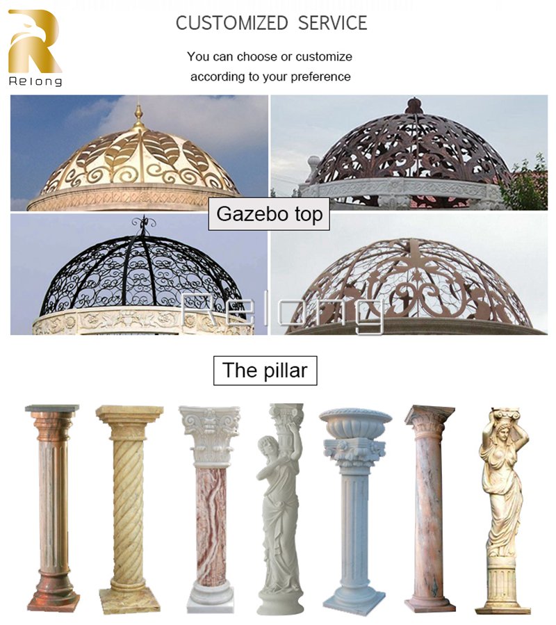 more marble gazebo-Relong Art Sculpture1,1