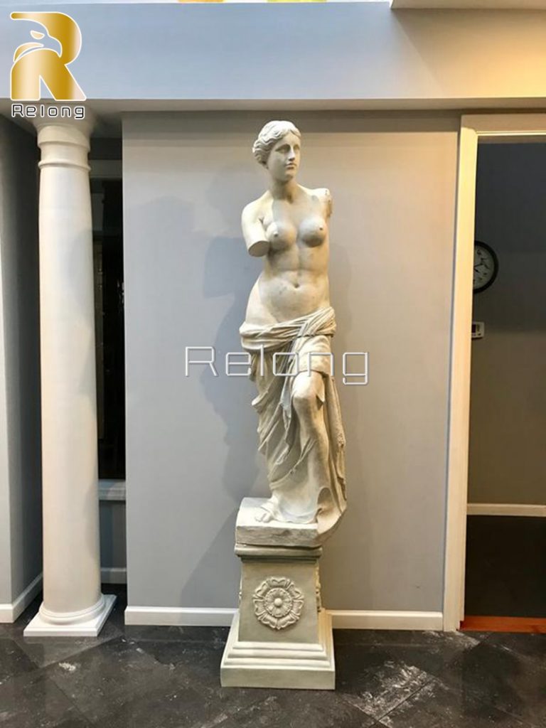 pure white greek style statue-Relong Art Sculpture