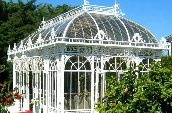 wrought iron gazebo