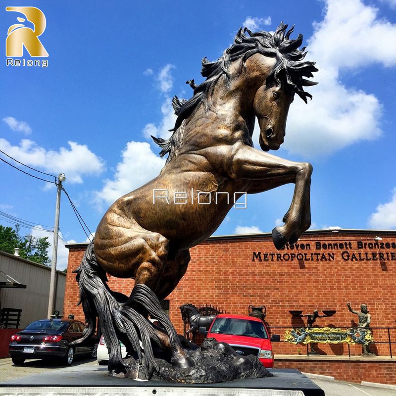 Giant-Bronze-Horse-Statue-Square-Decoration-for