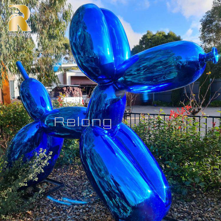 Jeff Koons Balloon Dog (Blue) Sculpture