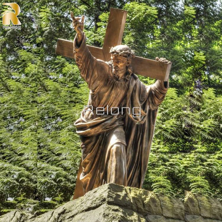 bronze Jesus sculpture