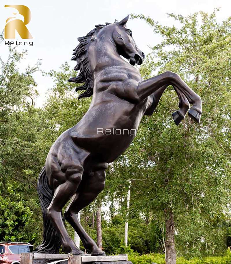 bronze horse statue life size-2