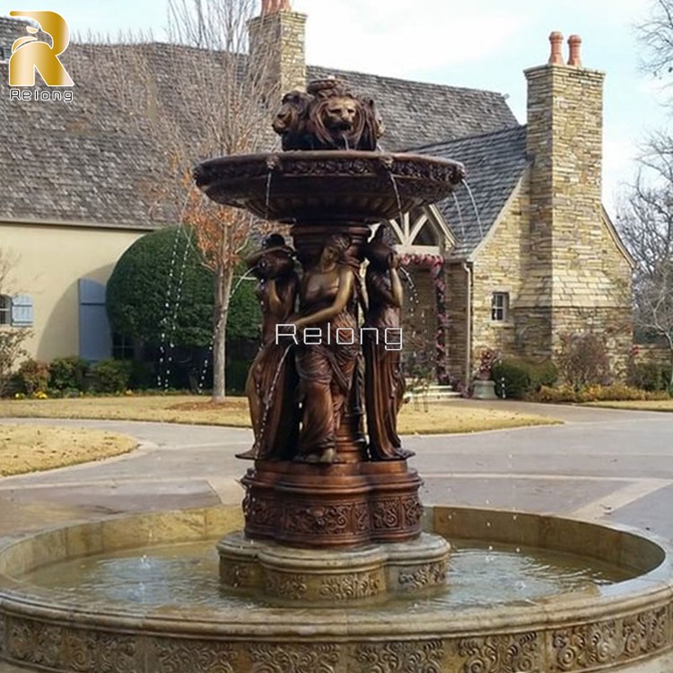 calssic bronze water fountain design