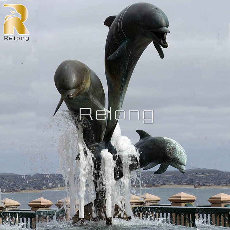 dolphin statues for outdoors-1