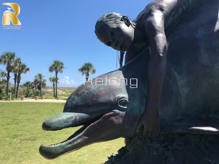 dolphin statues for outdoors-2
