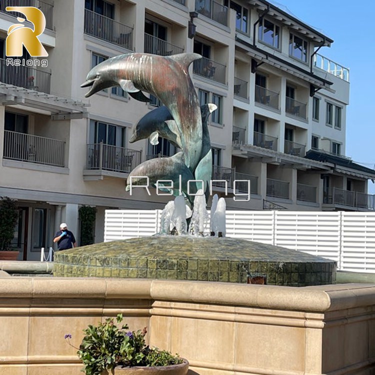 dolphin statues for outdoors-4