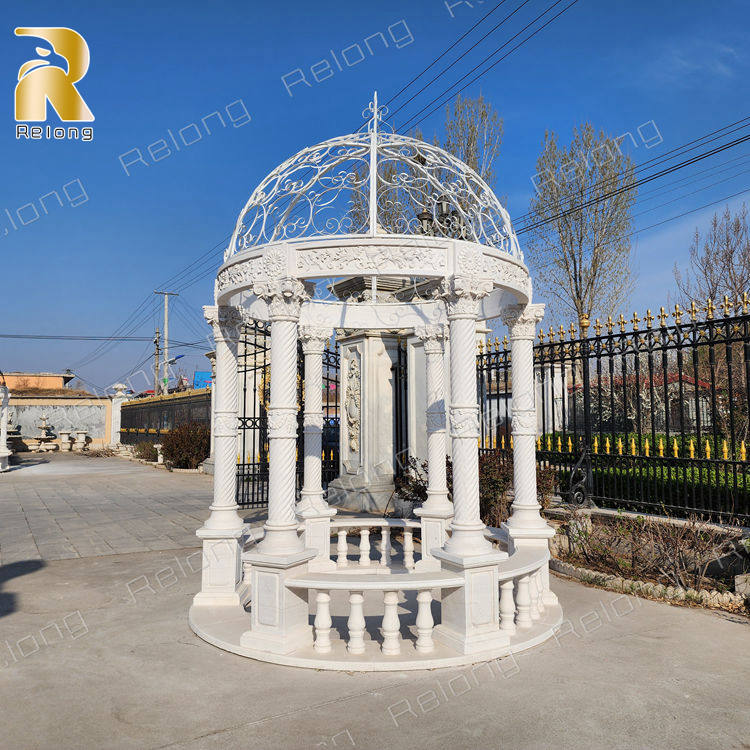 outdoor marble gazebo-2