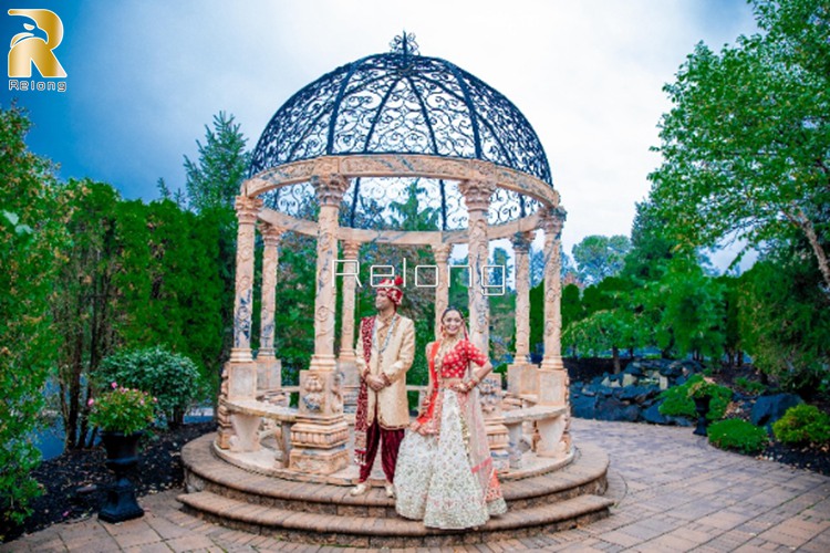 outdoor gazebo wedding decor-1