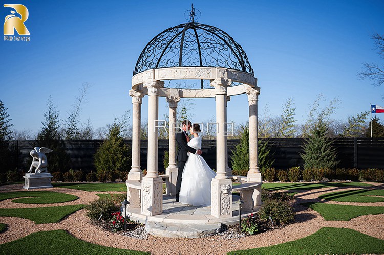 outdoor gazebo wedding decor-3