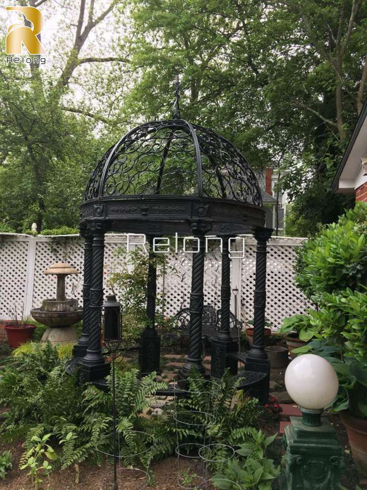 outdoor iron gazebo for home garden