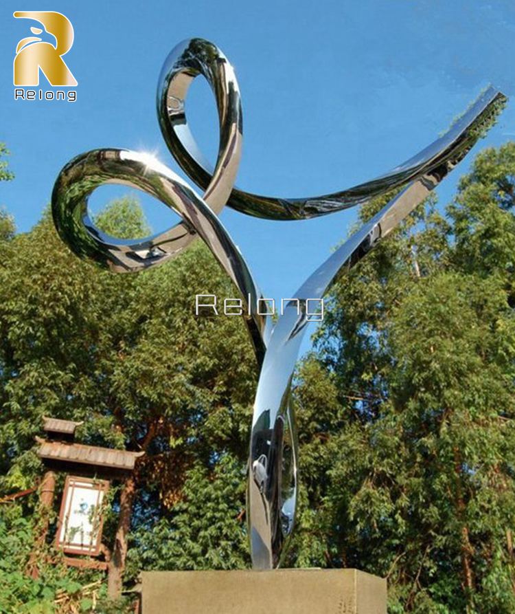 outdoor stainless steel sculpture-1