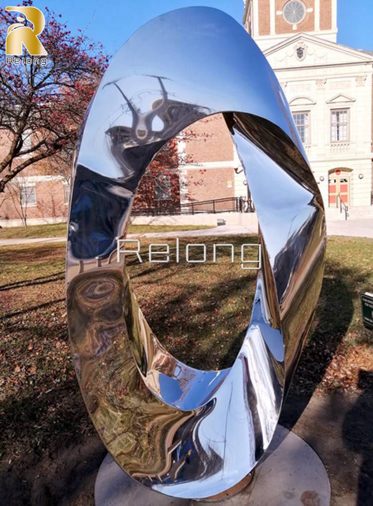 outdoor stainless steel sculpture-2