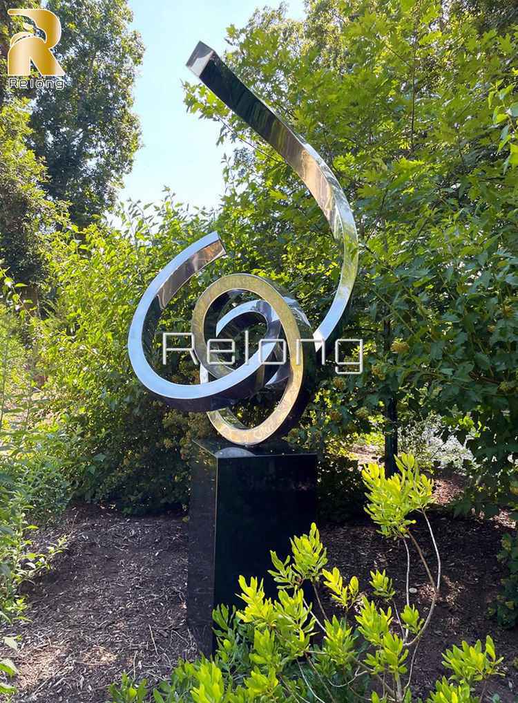 outdoor stainless steel sculpture-5