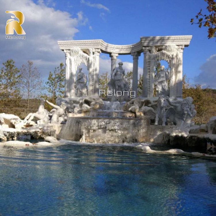 stuunning marble fountain