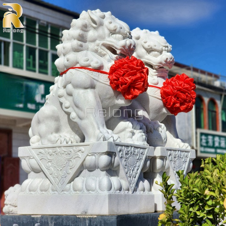 Chinese guardian lion statues for sale