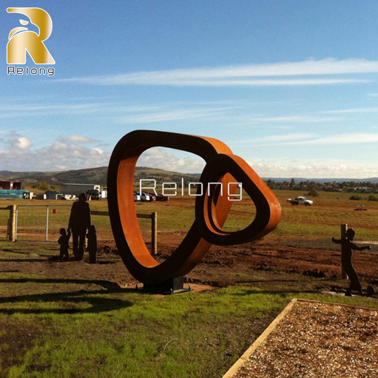 Corten steel garden sculptures