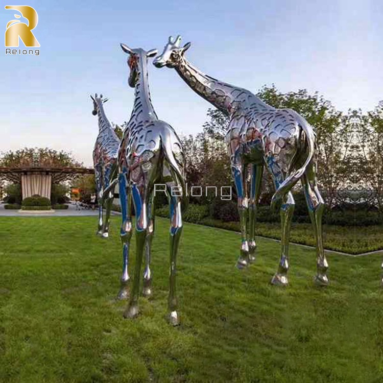 Metal-Giraffe-Sculptures-Theme-Park-Decor-for-Sale