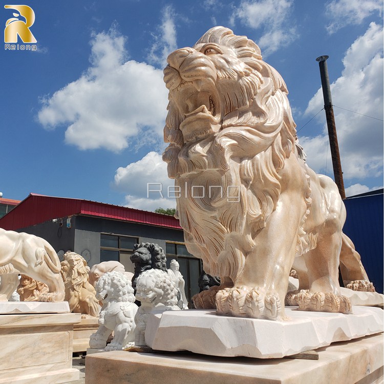 big lion statue for home