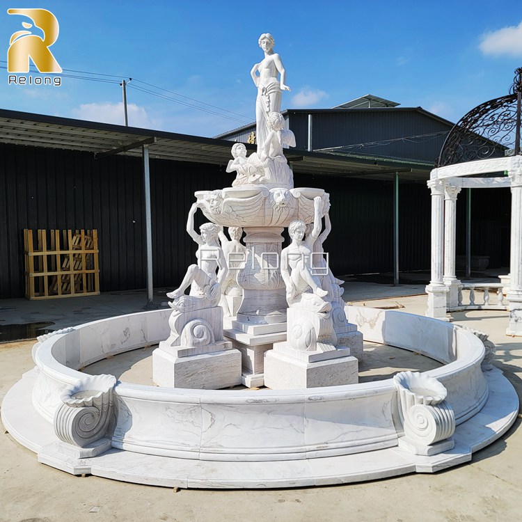 large marble fountain