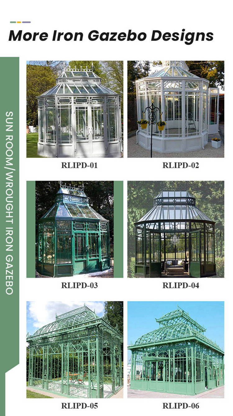 more wrought iron gazebo