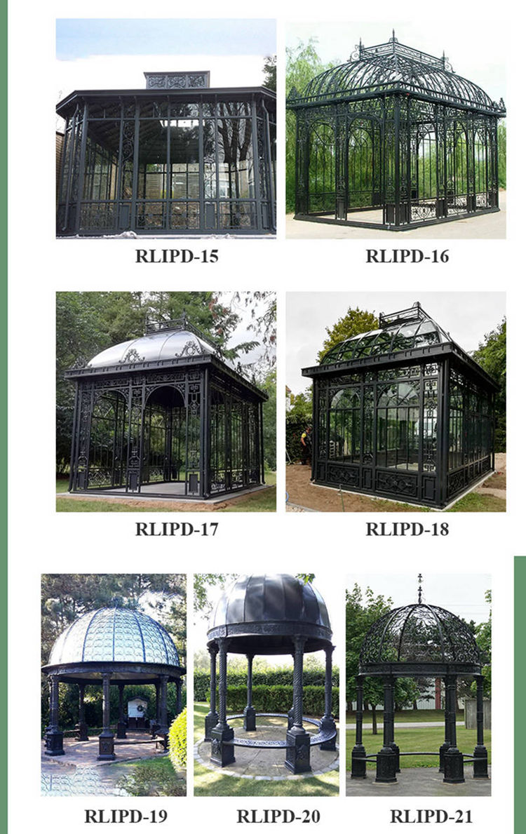 more wrought iron gazebo designs