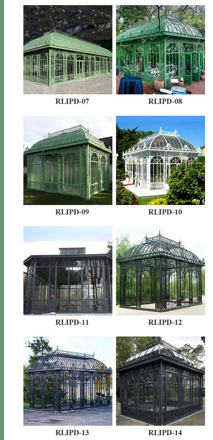 more wrought iron gazebos