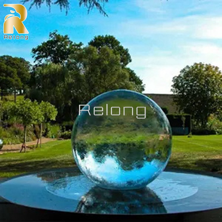 outdoor acrylic sphere water fountain