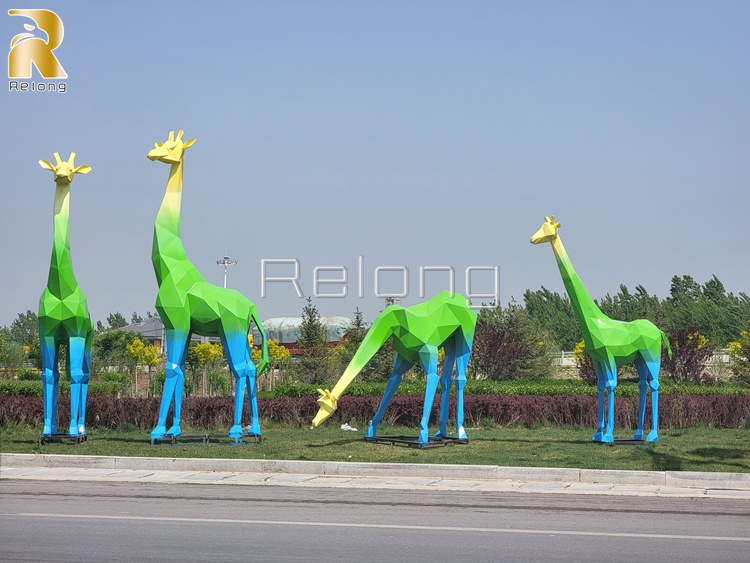 stainless steel animal sculpture for theme park