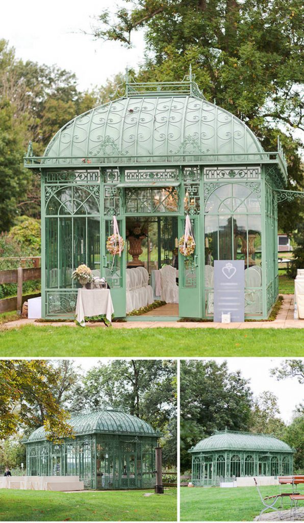 stunning wrought iron gazebo from differnt angels