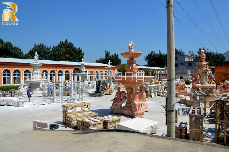 white marble fountain-4