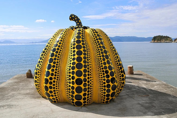 8-Large Pumpkin Sculpture-