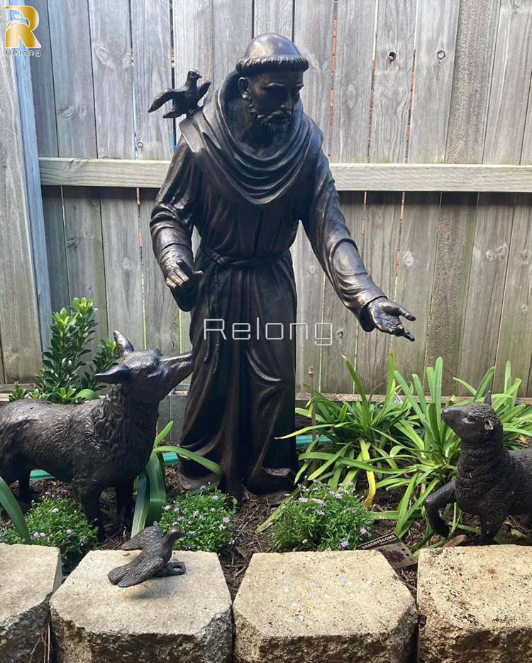 customer feedback of saint francis statue