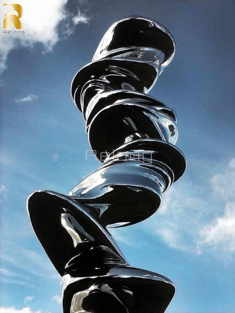 delicate stainless steel outdoor sculpture