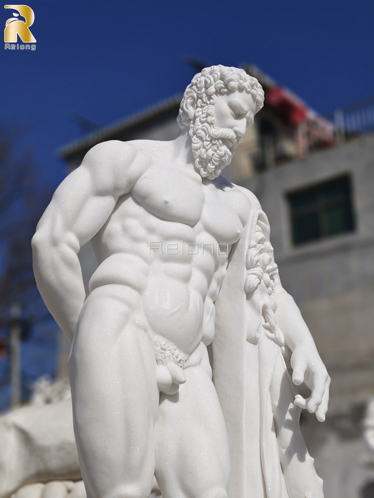 hand carved farnese hercules statue for sale