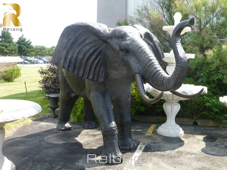 large bronze elephant statues