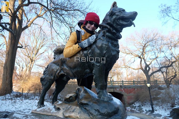 life size bronze dog statues for sale