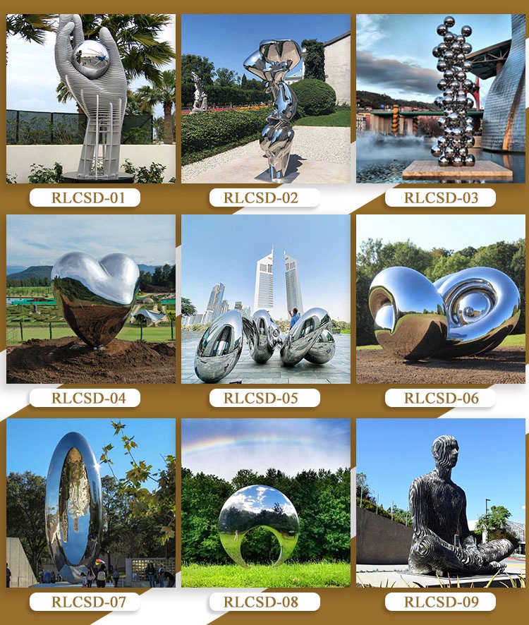 more large metal sculptures for outdoors