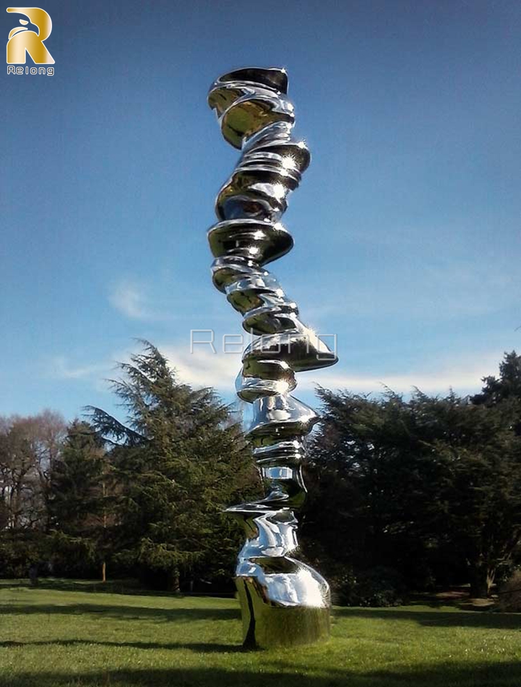 outdoor stainless steel outdoor sculpture