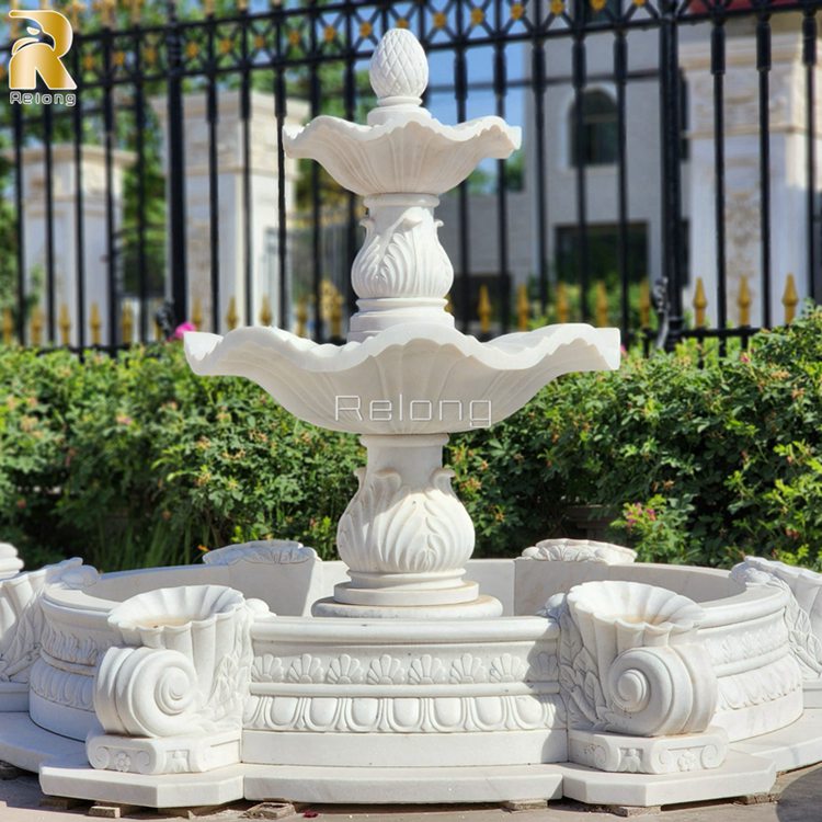 small marble fountain for home-1