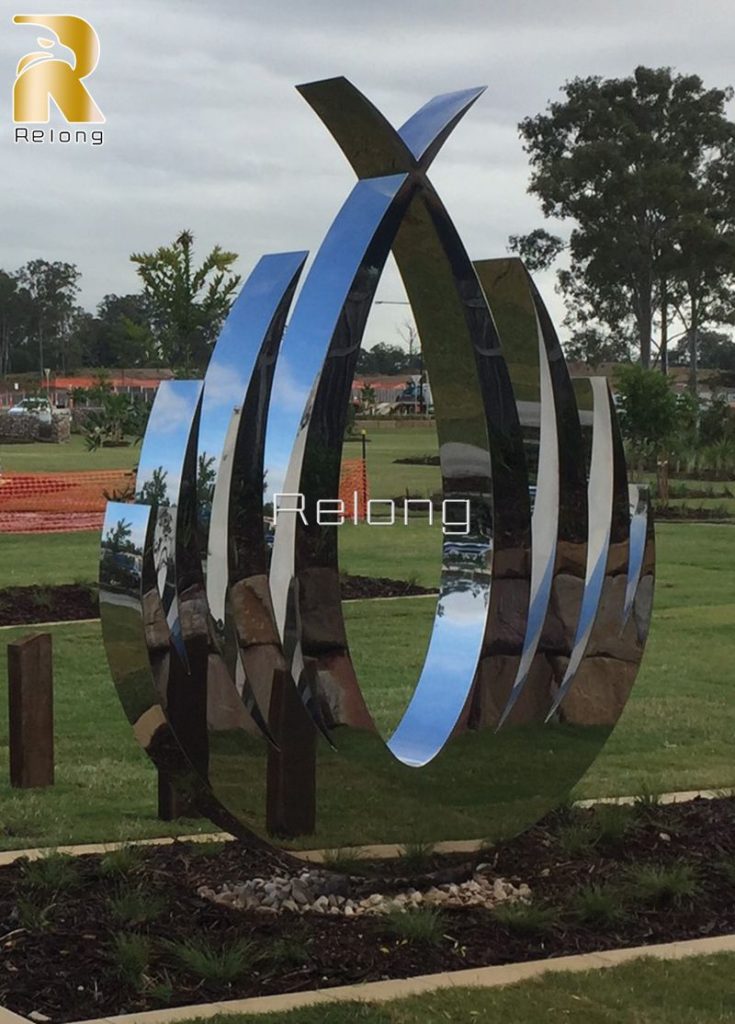 modern metal outdoor sculptures