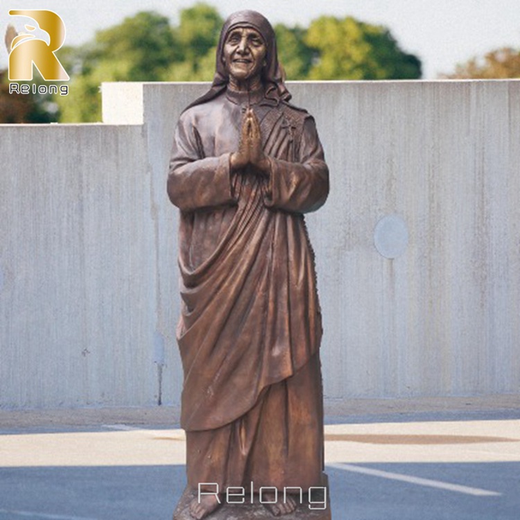 Outdoor Bronze Cast Mother Teresa Sculpture Supplier RBORS-002