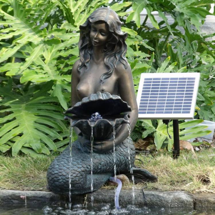 -sitting-mermaid-statue-water-fountain