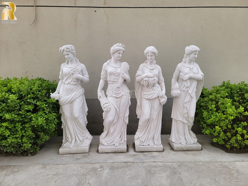 4 season garden statue